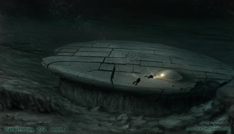 Странный объект на дне балтийского моря