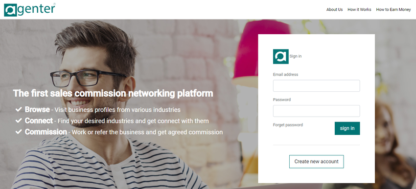 The first sales commission networking platform